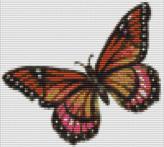 Monarch Butterfly Bead Pattern