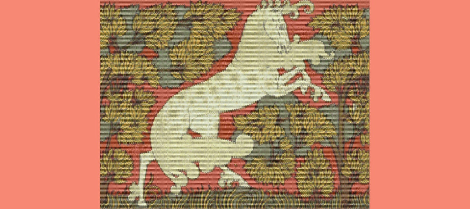 Unicorn Tapestry Pattern | mystical unicorn tapestry bead loom pattern Unicorn Tapestry Pattern | mystical unicorn tapestry bead loom pattern