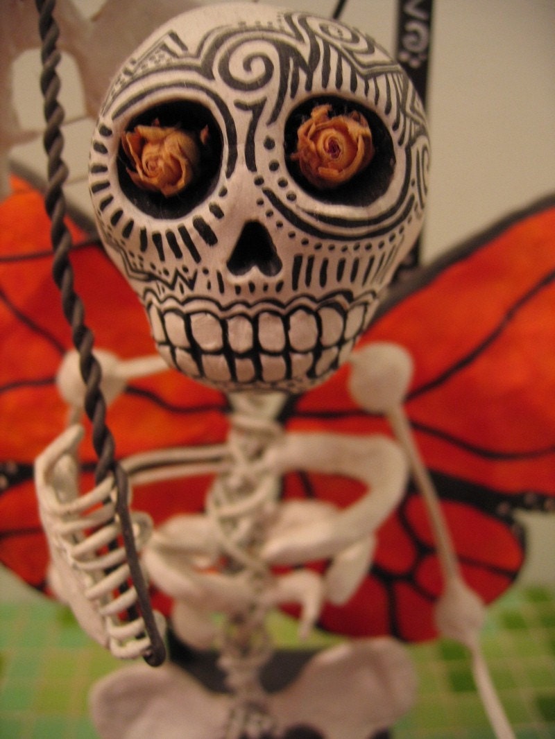 Butterfly skeleton by AllThingsDeadandCute on Etsy