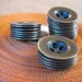 Reserved for Laura Hearn Caruso 3 sets of 24 small vintage bronze colored metal buttons