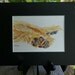 Runners the Paws of a Golden Retriever Puppy Dog Watercolor Art Original Painting Canine Sketch Illustration by Artist debra alouise