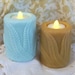 Botanical Fern Silicone Candle Mold Garden Candle Flicker or Solid Candle Mold