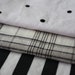 Reclaimed Bed Linens Fat Quarter Bundle- Black and White 2