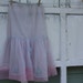 Vintage Layered Half Slip-Pink and Blue