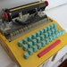 Old Children's Typewriter. So colorful.