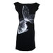 Black and White Gigantic Goldfish Dress size large