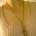 Friendship Love Truth - Antique Oddfellows Fob and Watch Fobs Recycled Repurposed Assemblage Necklace