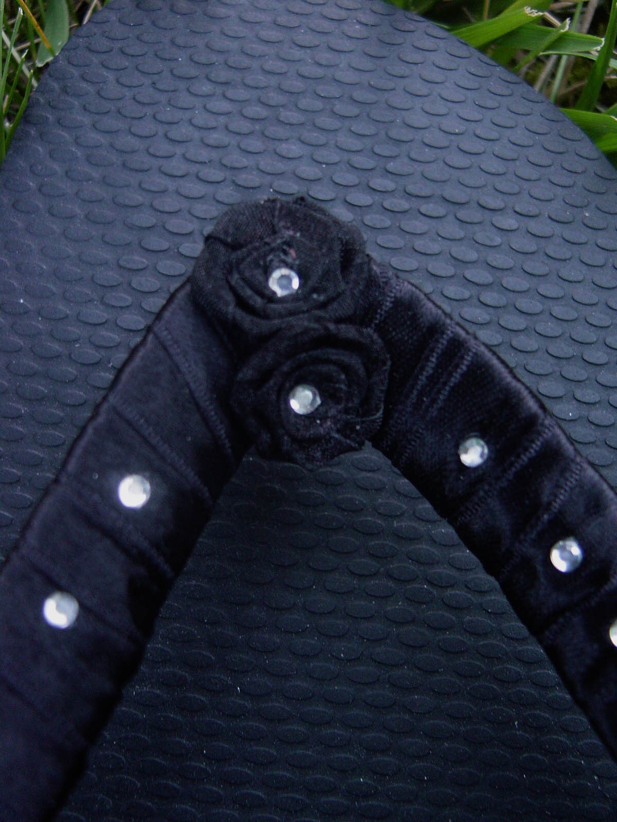 Black Sparkle Flip Flops Havaianas