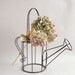 Vintage Wire Watering Can Basket
