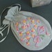 Wedding Bag Mother of Bride Purse Turquoise & Embroidery Flowers