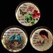 GLASS SOUL STONES altered art collage therapy inspirational birds nest butterfly recovery survivor