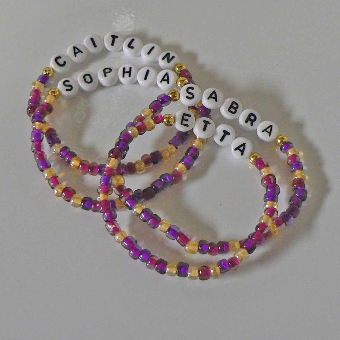 Personalized Children's Bracelets NAME/SPORT/NICKNAME