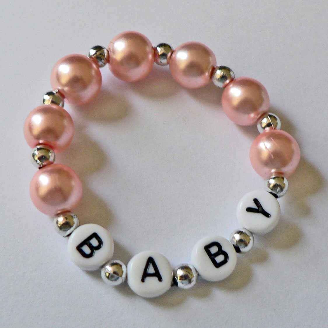 Personalized Children's Name Bracelet Infant by stargazinglily