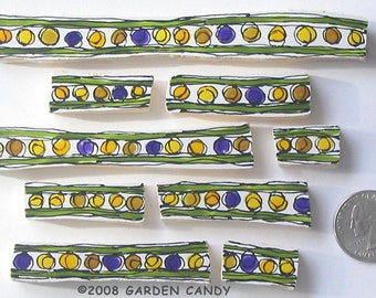 Mosaic Tiles, HP, Hand Painted, Daisy Accent Borders
