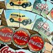 Mosaic Tiles Coke Fun Bus Kitsch Cola Broken Plate Tesserae Pieces