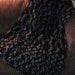 Hand Crocheted Afghan Throw Grey Black White Verigated Shell