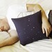 SALE - Normally 60 USD - Navy Ursa Major Constellation Pillow