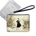 SALE Cute Paris Kindle Cover, Kindle Paperwhite Cover, Kindle 4 Case, Kindle Touch Cover, Wristlet Clutch Purse, Eiffel Tower