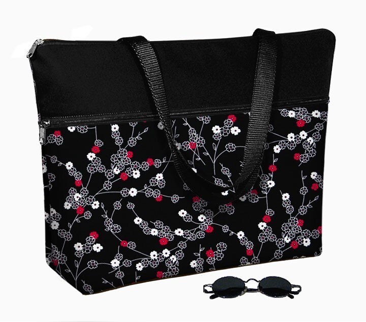 Laptop Tote Bag padded case fits up to 17 by janinekingdesigns