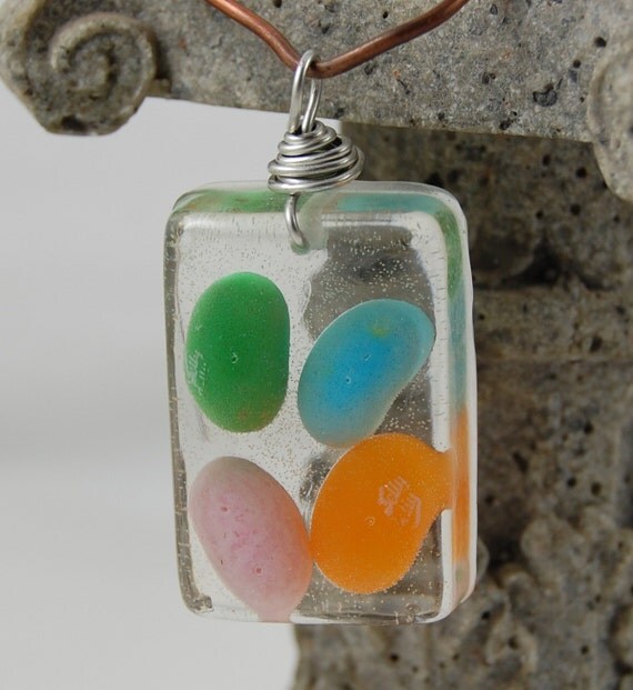 Jelly Bean Jewelry Pendant