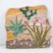 Southwest Cactus Hanging Tile - Great for bedroom, office, bathroom, kitchen home decor - for graduation, new home, birthday