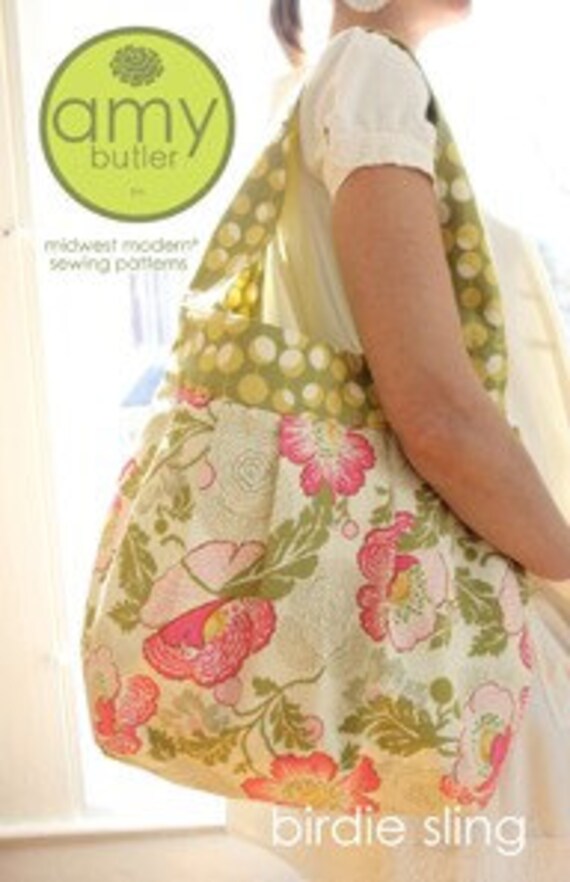 Amy Butler's BIRDIE SLING Sewing Pattern Bag Hobo Free by dianneph