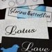 90 Custom Printed Fabric Labels Your Choice Sew on or Iron on