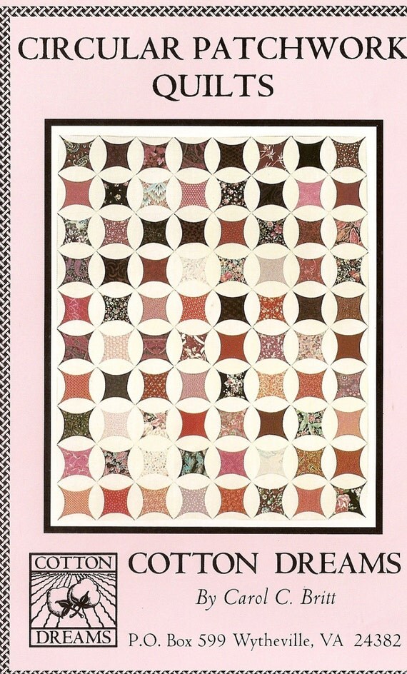 CIRCULAR PATCHWORK QUILTS PATTERN by COTTON DREAMS
