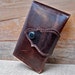 Leather Phone Wallet Brown Pull-Up - SALE - see Shop for Coupon Codes...