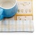 Japanese Fabric Patchwork Coaster, Linen and Lace Drink Coaster, Cute Zakka Coaster, Kawaii Drink Coaster, Novelty Mug Rug, Drink Cozy