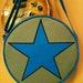 Ramona Flowers from Scott Pilgrim Star bag, subspace suitcase with adjustable strap, army green, aqua blue
