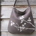 Hemp Bag with Songbird Organic Cotton Lining - Charcoal Gray