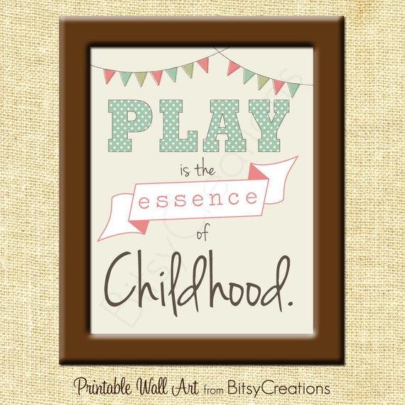Playroom Printable Wall Art by BitsyCreations