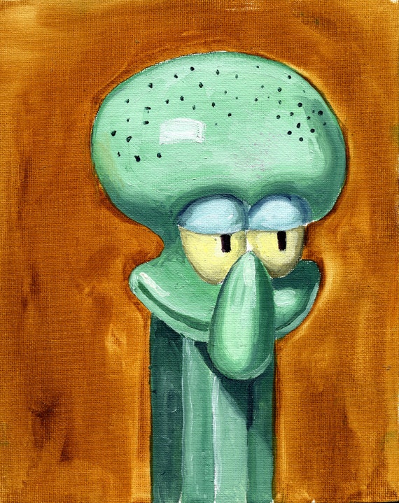 Choose your favorite squidward paintings from millions of available designs...