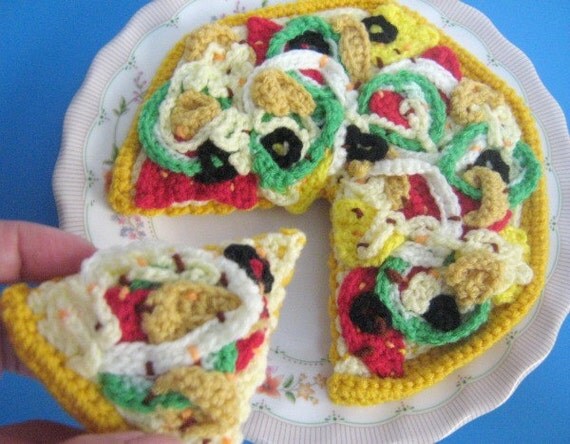  Pizza Crochet Pattern Crochet Food Pattern PDF Instant