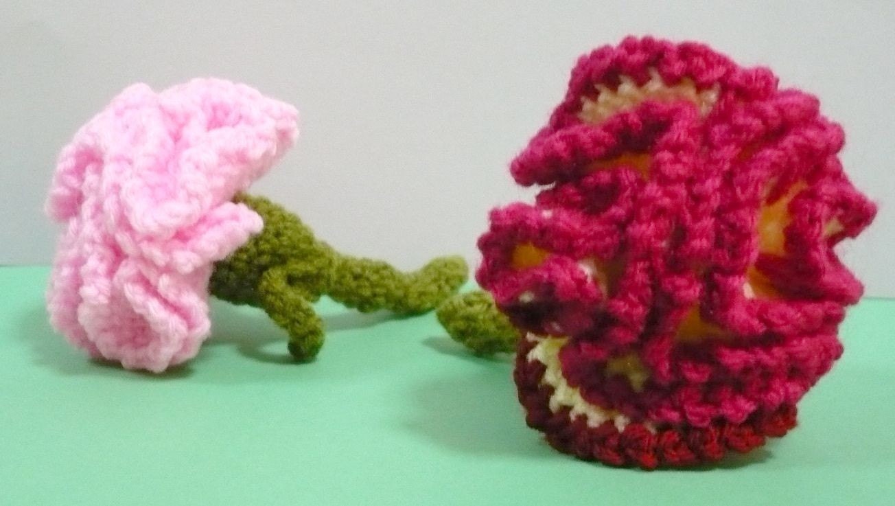 Flower Crochet Pattern Carnation Flower Crochet Pattern PDF