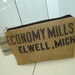 Burlap Clutch Make-Up Bag