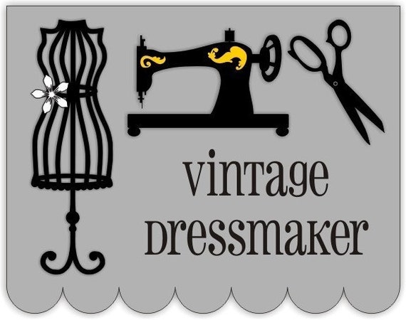 Download Vintage Dressmaker Cut Files SVG JPG PDF AI PNG etc.
