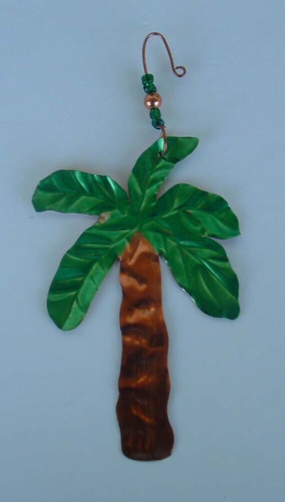 items similar to copper palm tree ornament on etsy items similar to copper palm tree ornament on etsy