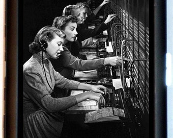 Vintage Telephone Operator 32