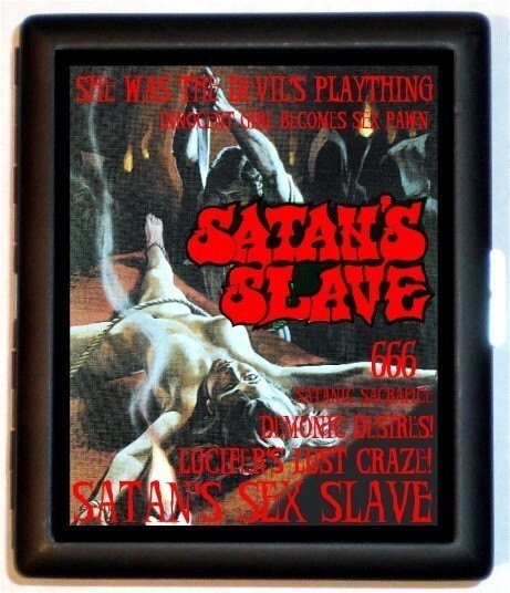 Satans Slave Exploitation Movie Poster Cigarette Case