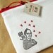 Japanese Watchman Zipper Pouch - collaboration with Fumiwo