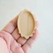 Brooch Blank - Pendant Bezel - Handmade by Artbase - Bezel Cup - Maple Wood - Oval - (C2)