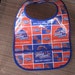 WATERPROOF WIPEABLE Baby to Toddler BIB Boise State Broncos Wipeable Plastic Coated Bib
