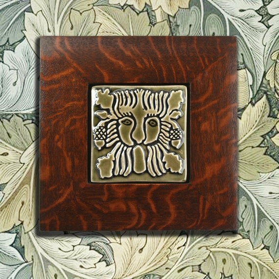 Bungalow Mission Craftsman Home Wall Decor Oak framed