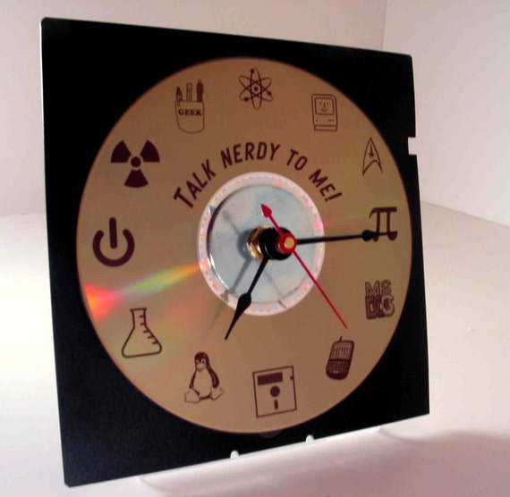 Talk Nerdy To Me Desk Clock