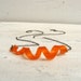 SALE Whirling Dervish Recycled Record Necklace