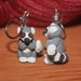 Lemur Stitch Markers (group of 4)