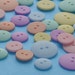 pastel button assortment / 36 pieces . Limited quantity . LAST sets in stock