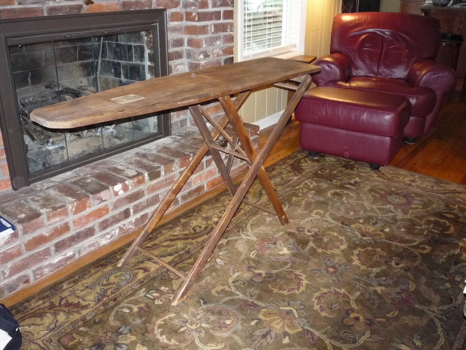 Antique Wooden Ironing Board by BuckCreekFurnishings on Etsy